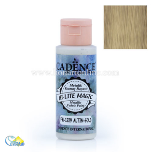 خرید رنگ پارچه، خرید رنگ مجیک لایت پارچه، رنگ هایلایت طلایی، هنری آنلاین