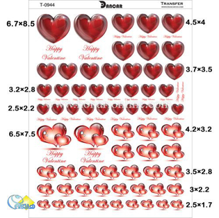 خرید کاغذ ترانسفر - خرید ترانسفر - خرید ترانسفر ولنتاین - هنری آنلاین - هنری - هنر