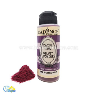 خرید پودر مخمل کادنس ،پودر مخمل شرابی، خرید لوازم مخمل کاری در هنری آنلاین ،هنر ،هنری