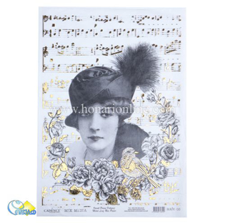 خرید کاغذ دکوپاژ ،خرید دکوپاژ برنجی ، خرید وسایل دکوپاژ در هنری آنلاین ،هنر ،هنری