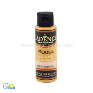 خرید رنگ اکریلیک کادنس، خرید رنگ اکریلیک، رنگ اکریلیک نارنجی، هنری آنلاین