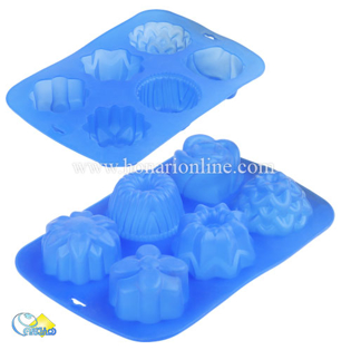 خرید قالب مافین، خرید قالب مافین شش خانه، قلب مافین کیک، هنری آنلاین