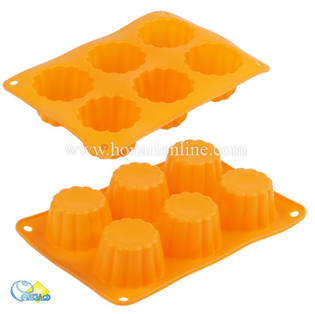 خرید قالب مافین، خرید قالب مافین شش خانه، قلب مافین کیک، هنری آنلاین