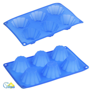 خرید قالب مافین، خرید قالب مافین شش خانه، قلب مافین کیک، هنری آنلاین