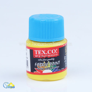 خرید رنگ پارچه، نقاشی روی پارچه، رنگ پارچه زرد لیمویی، هنری آنلاین	