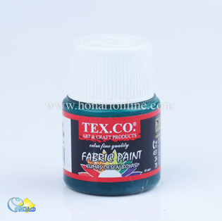 خرید رنگ پارچه، نقاشی روی پارچه، رنگ پارچه سبز زمردی، هنری آنلاین