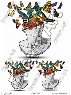 خرید کاغذ دکوپاژ ،خرید دکوپاژ برنجی ، خرید وسایل دکوپاژ در هنری آنلاین ،هنر ،هنری