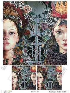 خرید کاغذ دکوپاژ ،خرید دکوپاژ برنجی ، خرید وسایل دکوپاژ در هنری آنلاین ،هنر ،هنری