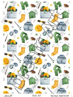 خرید کاغذ دکوپاژ ،خرید دکوپاژ برنجی ، خرید وسایل دکوپاژ در هنری آنلاین ،هنر ،هنری