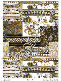 خرید کاغذ دکوپاژ ،خرید دکوپاژ برنجی ، خرید وسایل دکوپاژ در هنری آنلاین ،هنر ،هنری