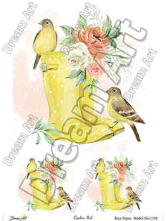 خرید کاغذ دکوپاژ ،خرید دکوپاژ برنجی ، خرید وسایل دکوپاژ در هنری آنلاین ،هنر ،هنری