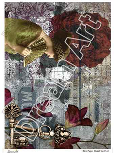 خرید کاغذ دکوپاژ ،خرید دکوپاژ برنجی ، خرید وسایل دکوپاژ در هنری آنلاین ،هنر ،هنری