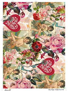 خرید کاغذ دکوپاژ ،خرید دکوپاژ برنجی ، خرید وسایل دکوپاژ در هنری آنلاین ،هنر ،هنری