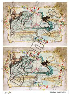 خرید کاغذ دکوپاژ ،خرید دکوپاژ برنجی ، خرید وسایل دکوپاژ در هنری آنلاین ،هنر ،هنری