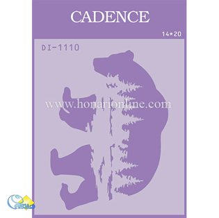 خرید شابلون، خرید شابلون استنسیل، خرید شابلون دیواری، شابلون طرح خرس، لوازم پتینه کاری، هنری آنلاین ،هنر، هنری