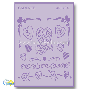 خرید شابلون، خرید شابلون استنسیل، شابلون دیواری، شابلون طرح حاشیه، لوازم پتینه کاری، هنری آنلاین، هنر، هنری