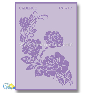 خرید شابلون، خرید شابلون استنسیل، شابلون دیواری، شابلون طرح گل، لوازم پتینه کاری، هنری آنلاین، هنر، هنری