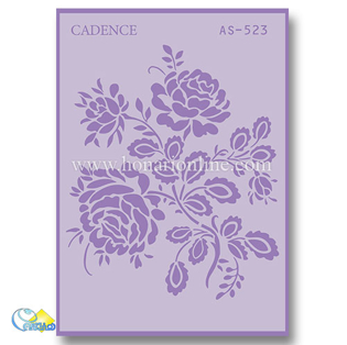 خرید شابلون، خرید شابلون استنسیل، شابلون دیواری، شابلون طرح گل، لوازم پتینه کاری، هنری آنلاین، هنر، هنری