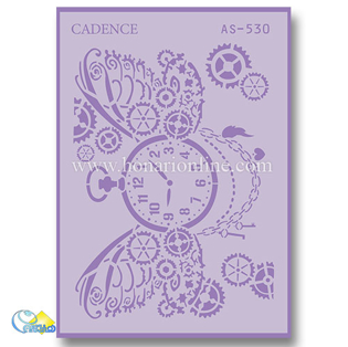 خرید شابلون، خرید شابلون استنسیل، شابلون دیواری، شابلون طرح ساعت، لوازم پتینه کاری، هنری آنلاین، هنر، هنری