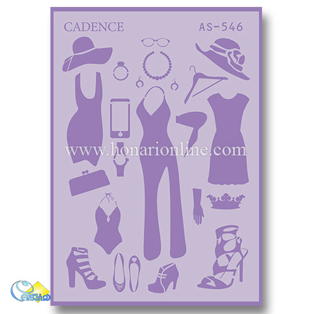 خرید شابلون، خرید شابلون استنسیل، شابلون دیواری، شابلون طرح فانتزی، لوازم پتینه کاری، هنری آنلاین، هنر، هنری