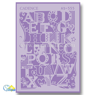 خرید شابلون، خرید شابلون استنسیل، شابلون دیواری، شابلون طرح حروف لاتین، لوازم پتینه کاری، هنری آنلاین، هنر، هنری