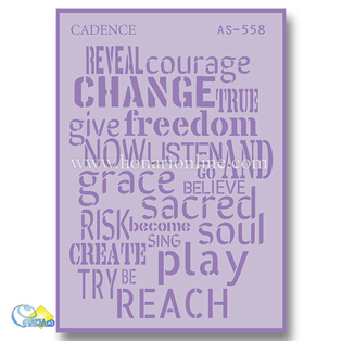 خرید شابلون، خرید شابلون استنسیل، شابلون دیواری، شابلون طرح حروف لاتین، لوازم پتینه کاری، هنری آنلاین، هنر، هنری