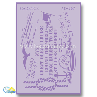 خرید شابلون، خرید شابلون استنسیل، شابلون دیواری، شابلون طرح حروف لاتین، لوازم پتینه کاری، هنری آنلاین، هنر، هنری