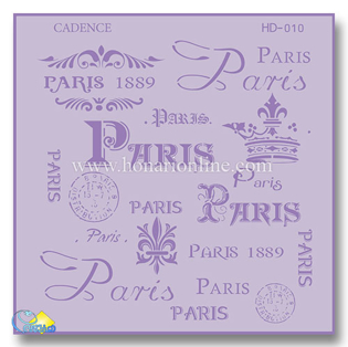 خرید شابلون، خرید شابلون استنسیل، شابلون دیواری، شابلون طرح نوشتاری لاتین، لوازم پتینه کاری، هنری آنلاین، هنر، هنری