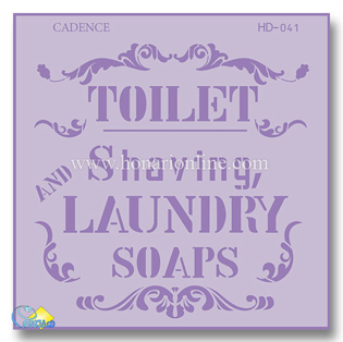 خرید شابلون، خرید شابلون استنسیل، شابلون دیواری، شابلون طرح نوشتاری لاتین، لوازم پتینه کاری، هنری آنلاین، هنر، هنری