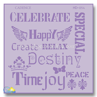 خرید شابلون، خرید شابلون استنسیل، شابلون دیواری، شابلون طرح نوشتاری لاتین، لوازم پتینه کاری، هنری آنلاین، هنر، هنری