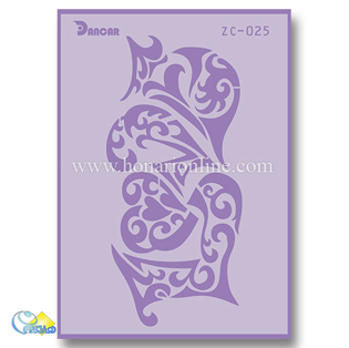 خرید شابلون، خرید شابلون استنسیل، شابلون دیواری، شابلون طرح نوشتاری لاتین، لوازم پتینه کاری، هنری آنلاین، هنر، هنری