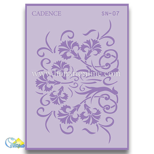 خرید شابلون، خرید شابلون استنسیل، شابلون دیواری، شابلون طرح گل، لوازم پتینه کاری، هنری آنلاین، هنر، هنری