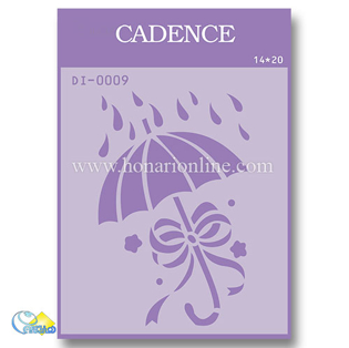 خرید شابلون، خرید شابلون استنسیل، شابلون دیواری، شابلون طرح چتر، لوازم پتینه کاری، هنری آنلاین، هنر، هنری