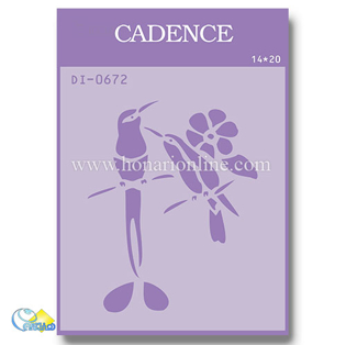 خرید شابلون، خرید شابلون استنسیل، شابلون دیواری، شابلون طرح پرنده، لوازم پتینه کاری، هنری آنلاین، هنر، هنری