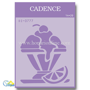 خرید شابلون، خرید شابلون استنسیل، شابلون دیواری، شابلون طرح بستنی، لوازم پتینه کاری، هنری آنلاین، هنر، هنری