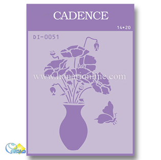 خرید شابلون، خرید شابلون استنسیل، شابلون دیواری، شابلون طرح گل، لوازم پتینه کاری، هنری آنلاین، هنر، هنری