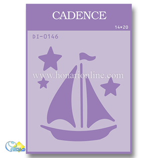 خرید شابلون، خرید شابلون استنسیل، شابلون دیواری، شابلون طرح قایق، لوازم پتینه کاری، هنری آنلاین، هنر، هنری