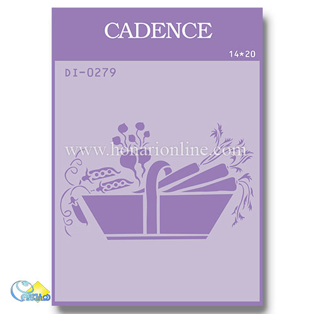 خرید شابلون، خرید شابلون استنسیل، شابلون دیواری، شابلون طرح سبد، لوازم پتینه کاری، هنری آنلاین، هنر، هنری