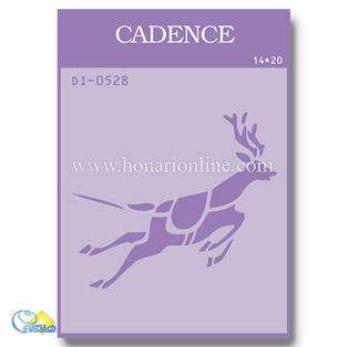 خرید شابلون، خرید شابلون استنسیل، شابلون دیواری، شابلون طرح گوزن، لوازم پتینه کاری، هنری آنلاین، هنر، هنری