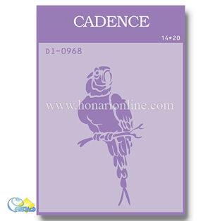 خرید شابلون، خرید شابلون استنسیل، شابلون دیواری، شابلون طرح طوطی، لوازم پتینه کاری، هنری آنلاین، هنر، هنری