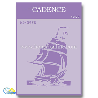 خرید شابلون، خرید شابلون استنسیل، شابلون دیواری، شابلون طرح کشتی، لوازم پتینه کاری، هنری آنلاین، هنر، هنری