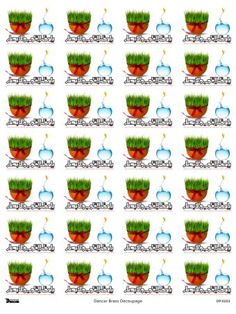 خرید کاغذ دکوپاژ، خرید دکوپاژ برنجی،طرح سال نو، نوروز، خرید وسایل دکوپاژ، هنری آنلاین