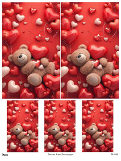 خرید کاغذ دکوپاژ، خرید دکوپاژ برنجی،طرح ولنتاین، روز عشق، خرید وسایل دکوپاژ، هنری آنلاین