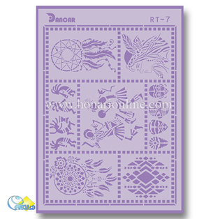 خرید شابلون، خرید شابلون استنسیل، لیپان آرت، شابلون لیپان آرت، خرید لوازم پتینه کاری، هنری آنلاین