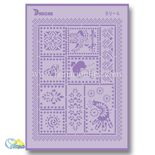 خرید شابلون، خرید شابلون استنسیل، لیپان آرت، شابلون لیپان آرت، خرید لوازم پتینه کاری، هنری آنلاین