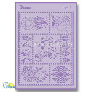 خرید شابلون، خرید شابلون استنسیل، لیپان آرت، شابلون لیپان آرت، خرید لوازم پتینه کاری، هنری آنلاین