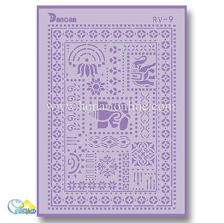 خرید شابلون، خرید شابلون استنسیل، لیپان آرت، شابلون لیپان آرت، خرید لوازم پتینه کاری، هنری آنلاین