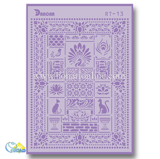 خرید شابلون، خرید شابلون لیپان آرت ، لیپان آرت، شابلون لیپان آرت، خرید لوازم پتینه کاری، هنری آنلاین