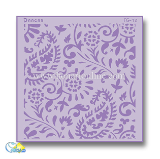 خرید شابلون، خرید شابلون لیپان آرت، شابلون دیوار، شابلون طرح بته جقه، خرید لوازم پتینه کاری، هنری آنلاین