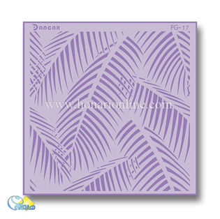 خرید شابلون، خرید شابلون لیپان آرت، شابلون دیوار، شابلون طرح برگ، خرید لوازم پتینه کاری، هنری آنلاین